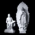  Our Lady of Guadalupe w/Juan Diego Statue in Marble (Custom) 