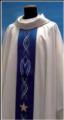  Marian Chasuble With Panel & Stole 