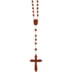  Brown Plastic Rosary (100pc) 