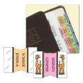  Bible Indexing Tabs: Rainbow & Noah's Ark Theme: 7" to 12" (2 pc) 
