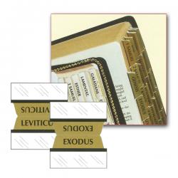  Gold Edition Bible Indexing Tabs: 7\" to 12\" (2 pc) 
