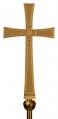  Processional Cross | 21” | Bronze Or Brass | Flared | 54” Staff 