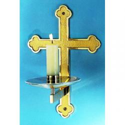  Consecration Candleholder | 10\" x 15\" | Bronze Or Brass | 1-1/2\" Socket 