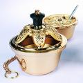  Thurible & Incense Boat | Bronze Or Brass | Embellished Lid 