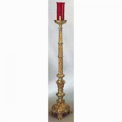  Floor Sanctuary Lamp | 76\" | Bronze Or Brass | Footed Base 