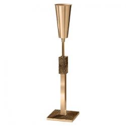  Standing Altar Vase | 15\" | Bronze Or Brass | Adjustable | Modern Base 