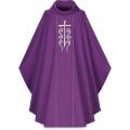  Purple Gothic Chasuble - Lucia Fabric 