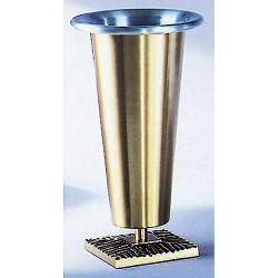  Altar Vase | 11\" | Bronze Or Brass | Square Base 