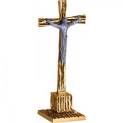  Altar Crucifix | 24\" | Brass Or Bronze | Square Base 