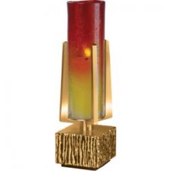  Altar Sanctuary Lamp | 5\" | Brass Or Bronze | Square Base 