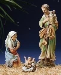  Christmas Nativity \"Holy Family\" Set 