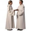  Beige Adult/Altar Server Ecumate Alb - Vaticano Fabric 