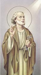  \"St. Peter the Apostle\" Prayer/Holy Card (Paper/100) 