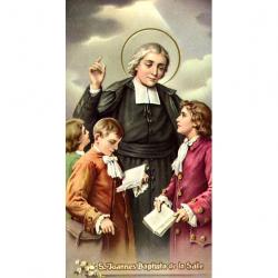  \"St. John Baptiste De La Salle\" Prayer/Holy Card (Paper/100) 