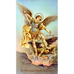  \"St. Michael the Archangel\" Prayer/Holy Card (Paper/100) 