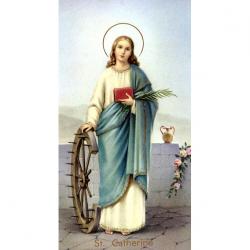  \"St. Catherine\" Prayer/Holy Card (Paper/100) 