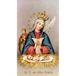  NUESTRA SENORA DE ALTA GRACIA HOLY CARD (100 PC) 