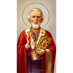  \"St. Nicholas\" Prayer/Holy Card (Paper/100) 