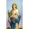  "St. Agnes" Prayer/Holy Card (Paper/100) 