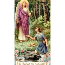  \"St. Raphael the Archangel\" Prayer/Holy Card (Paper/100) 