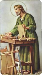  \"St. Joseph the Worker\" Prayer/Holy Card (Paper/100) 