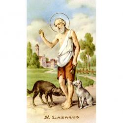  \"St. Lazarus\" Prayer/Holy Card (Paper/100) 