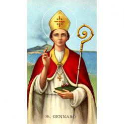  \"St. Gennaro\" Prayer/Holy Card (Paper/100) 