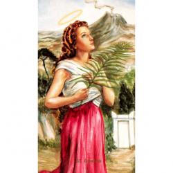  \"St. Agatha\" Prayer/Holy Card (Paper/100) 