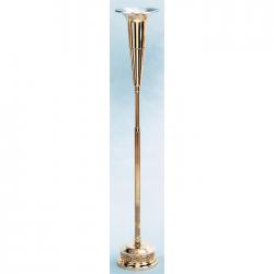  Standing Altar Vase | 17-1/2\" | Bronze Or Brass | Adjustable | Round Base 
