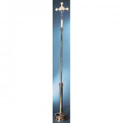  Processional Crucifix | 93\" | Bronze Or Brass | Budded Cross 