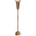  Standing Altar Vase | 12" | Bronze Or Brass | Adjustable | Round Base 