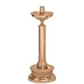  Paschal Candlestick | 28" | Brass Or Bronze | Round Column & Base | 11" Base Dia 