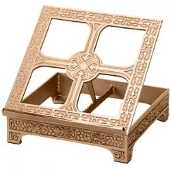  Missal Stand | 14\" x 12\" | Brass Or Bronze | Geometric Pattern 
