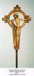 Standing Floor Processional Cross/Crucifix 