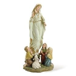  Our Lady of Fatima Group Statue 12\" 