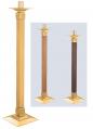  Paschal Candlestick | 44" | Brass Or Bronze | Square Column & Base 