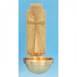  Bronze Holy Water Font: 4010 Style - 3\" Bowl 