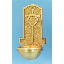  Bronze Holy Water Font: 4021 Style - 3\" Bowl 