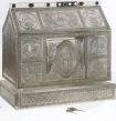  Chest Type Celtic Filigree Tabernacle With Enamel Panels 
