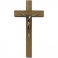  Wood & Metal Crucifix for Home - 8" Ht 