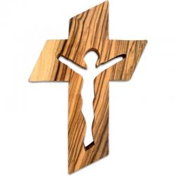  Risen Christ Crucifix - Olive Wood - 9 7/8\" Ht 