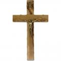  Wood & Metal Crucifix for Home - 9 5/8" Ht 