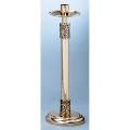  Paschal Candlestick | 28” | Brass Or Bronze | Round Column & Base 