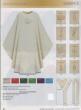  Red "Assisi" Chasuble Without Decoration - Elias Fabric 
