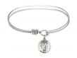  Our Lady of Guadalupe Charm Bangle Bracelet 
