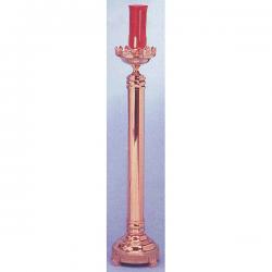  Floor Sanctuary Lamp | Electric | 44\" | Brass Or Bronze | Round Footed Base 