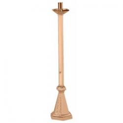  Paschal Candlestick | 44\" | Brass Or Bronze | Hexagonal Column & Base 