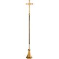  Processional Cross | 90" | Bronze Or Brass | Flared Embellished Cross 