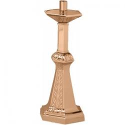  Paschal Candlestick | 28\" | Brass Or Bronze | Hexagonal Column & Base 11\" 