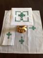  Celtic Cross Mass Linen Set in Linen/Cotton Fabric 